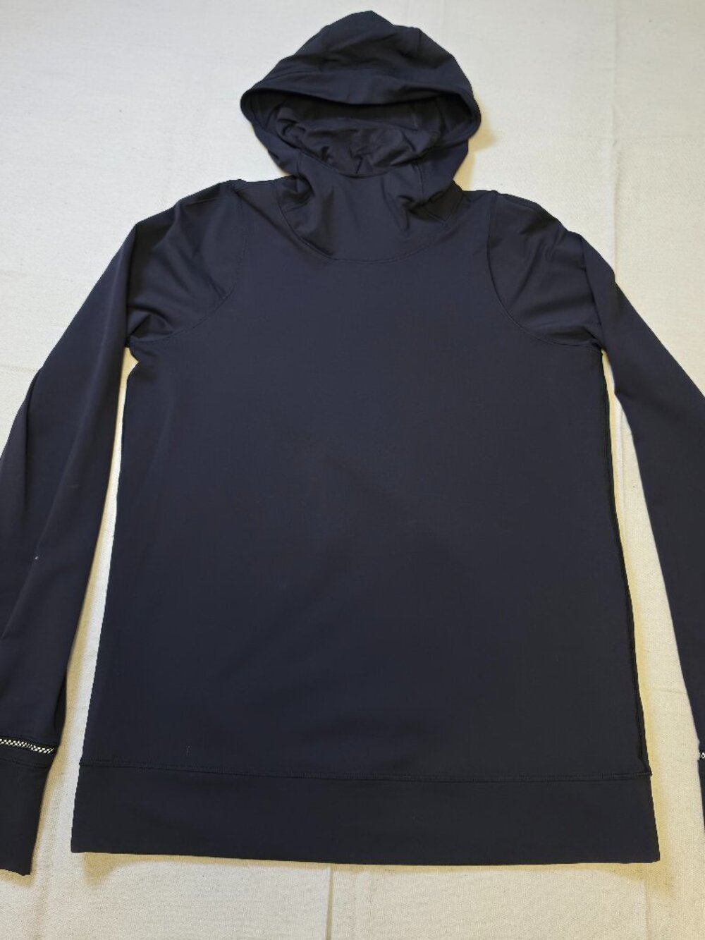 Lululemon Cadence Crusher‎ Athletic Running Hoodie Black Pullover Women's Size 8